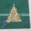 embroidery Christmas tree felt placemat