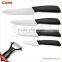 Hot selling 5pcs Black Blade Ceramic Knife Set                        
                                                Quality Choice