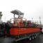 11m 9ton soild tire type working boat trailer for sale