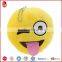 Super soft plush material high quality fashion emoji keychain