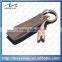 high grade car brand custom metal real genunine leather key chain