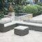 Rattan adjustable sofa set wicker sectional sofa