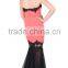 BAM1021 2016 High Quality Lace Appliqued Tulle Formal Prom Dress Strapless Long Vestido Menina for Special Occasion Party Gown