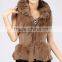 2015 New fashion rabbit fur coat with high quailty for women in winter