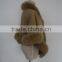 Latest Fashion Luxury Lady 100% Cashmere Wool Shawl With Genuine Fox Body Fur Hood Custom Color Shawl