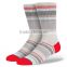 Design Own Socks China Socks Manufacturer Good Quality Men Sporty Thick Coolmax Knitted Fashion Stripe Socks