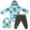 2016 kaiya fall cotton boys romper with cap newborn baby clothes