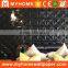 showroom decorative plant fiber material interior 3D texture wall panel