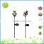 Animal led solar garden street stake light with battery