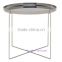 stainless steel hotel lobby side table
