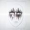 Custom Halloween temporary makeup face tattoos glitter face tattoos waterproof face stickers manufacturer