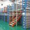 Multilevel Steel Mezzanine Racking for Warehouse Storage Solution