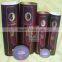fashional wine bottle paper tube with tin lid