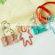 Airplane metal binder clips stationery office document clip