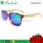 High quality natural bamboo sunglasses mens UV400 ce