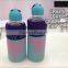 wholesale glass water bottle with colorful sleeve with custom logo