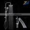 TM-1009 bathroom shower accessory set stainless steel sliding rail set rainfall bath shower set
