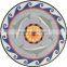 Aquatic center hall decoration dolphins marble pattern
