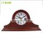 Real wood table clock european desk house decoration vintage wooden mantle clocks