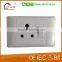 High Quality South africa wall socket outlets electric switch and socket modern usb wall power socket