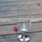 Glass Drinkware Custom Type Certification glalead free clear crystal stem big glass beer with rose gold stand