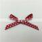 Wholesale Red With White Dots Grosgrain Ribbon Bow