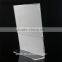 2016 custom design handmade acrylic label holders