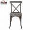 High white cross back rattan chair for seat replacement