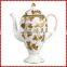 White simple ceramic arabian coffee pot wholesale