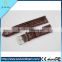 Fashionable pattern high quality pu leather watchstrap wrist watch band for luxury watch
