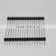 2.54mm double plastic single row pin male header connector (different length)