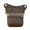 Boshiho vintage real leather travel pouch bum bag hip