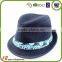 Individual trendy popular camouflage fedora hat