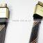 Flat HDMI cable with double nylon net 3m