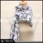 Spring New Arrival Butterfly Printed Organic Cotton Voile Scarf
