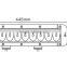 High Quality 100 watt 17inch LED lights bar 12v offroad auto 100w led working light for car