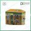Factory For Sale Metal Material Hand Crank Metal music chocolate tin container
