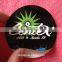 Beatiful girl eco-friendly vinyl sticker for food