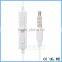 Hot promotion wired in ear earphone sports stereo earphone android mobile phone headset for Samsung