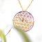 Fashion jewelry 2016 chakra flower of life pendant necklace