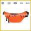 2016 Latest Design Elegant Men and Women300D Orange Color Adjustable Strap Waist Bag for Sports, Running, Cycling