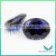 Wholesale Loose Synthetic Colored Stones #34 blue Oval Cut Sapphire Lab Creat Corundum gems for Jewelry price