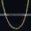 Wholesale Stock Plating 24K Gold Thin Stainless Steel Fashion Chain Necklace With