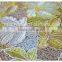 Newest design muti-colors water soluble nylon lace fabric emberoidery