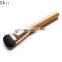 Eco personalized angled wooden foundation brush