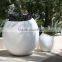 fashionable high quality fiberglass plants container and flowers pots cheap pots