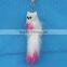 Wholesale korea styling karl rabbit fur keychain