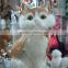 Simulation cat Home Decoration doll stuffed white cat life like