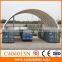 Half Round Single Steel Frame Strong Waterproof Container Shelter