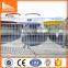 Steel crowd control tube safety road barrier